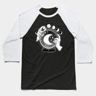 Moonlit Crystal Ball Baseball T-Shirt